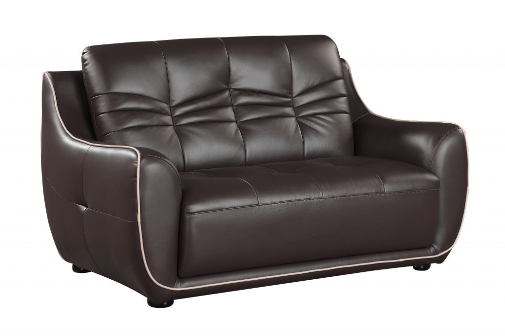 Elegant Leather Chair - Brown
