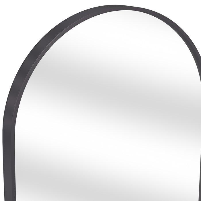 Oval - Wall Mirror - Black
