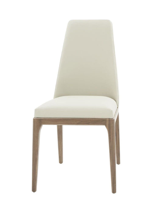 Dining Chairs (Set of 2) - Gray / Walnut