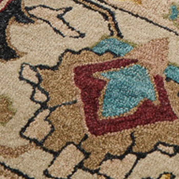 9' X 12' Wool Floral Hand Tufted Area Rug (722319) - Blue / Ivory