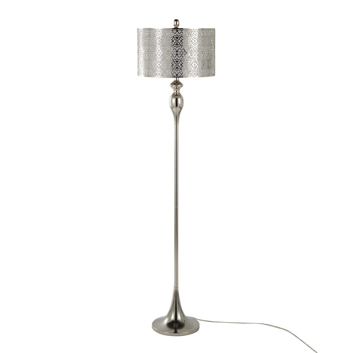 Ashland - 63" Metal Floor Lamp - Gray