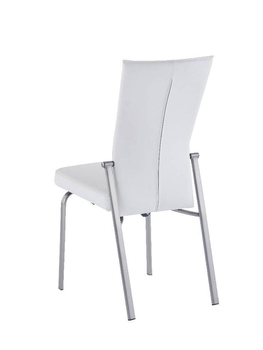 Chintaly MOLLY Contemporary Motion-Back Side Chair w/ Chrome Frame - 2 per box Chrome