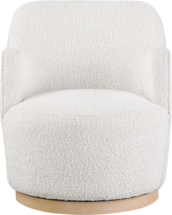 Clarita - Boucle Swivel Accent Chair