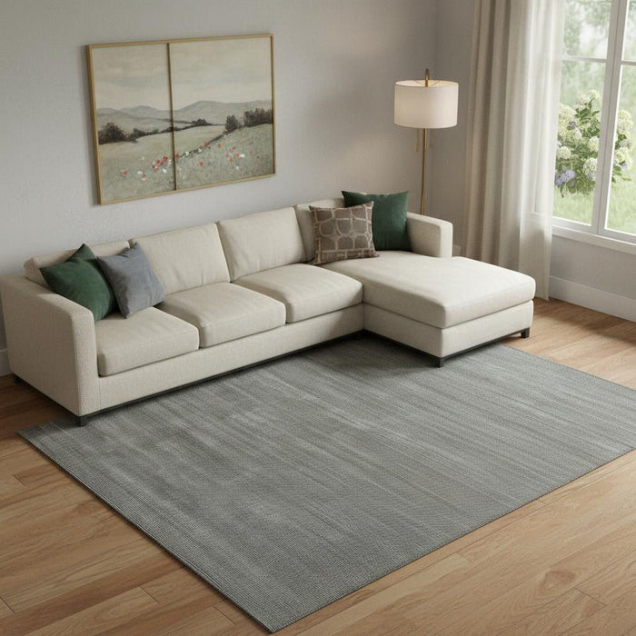 9' X 12' Hand Woven Area Rug (721476) - Black