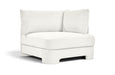 Velvet upholstered stationary chair by Meridian Furniture featuring plush fabric and a modern design.
