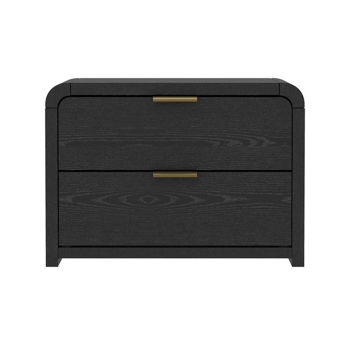 Manhattan Grace - Nightstand With Gold Handles