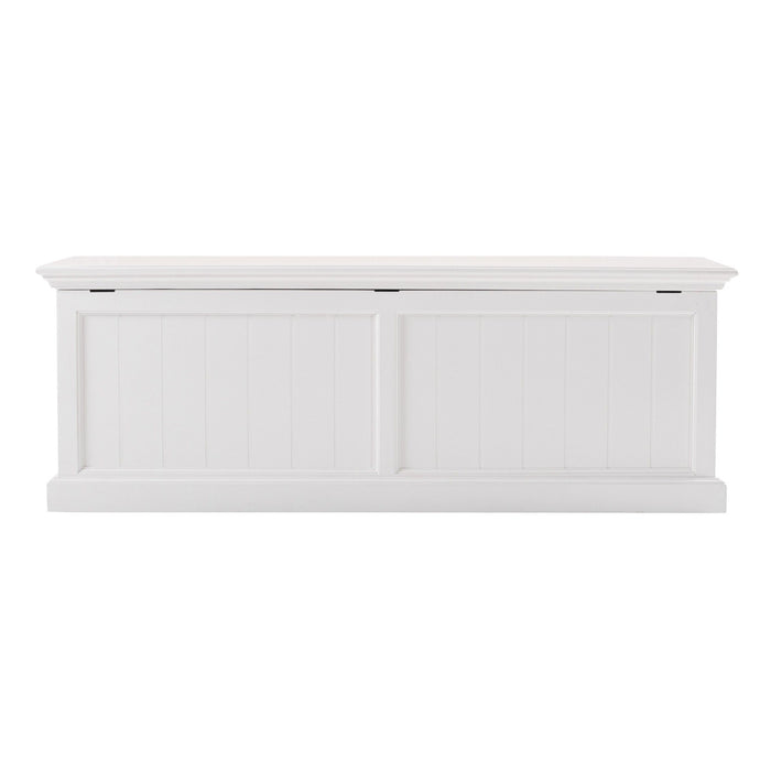 Solid Wood Chest - White