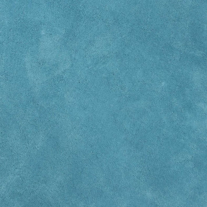 8' Round Polyester Area Rug - Highlighter Blue