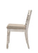 Set of two Giga Havanna wide chairs with off-white cushions, featuring a modern design perfect for stylish seating.