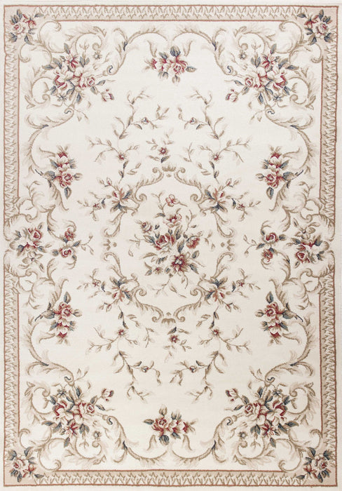 9' x 12' Polypropylene Area Rug - Ivory
