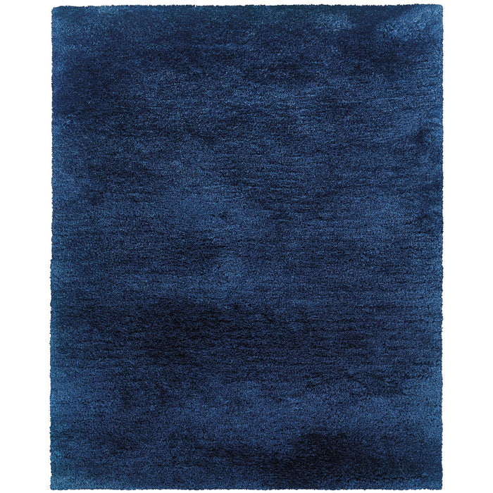 7' X 10' Shag Hand Tufted Area Rug (574447) - Blue
