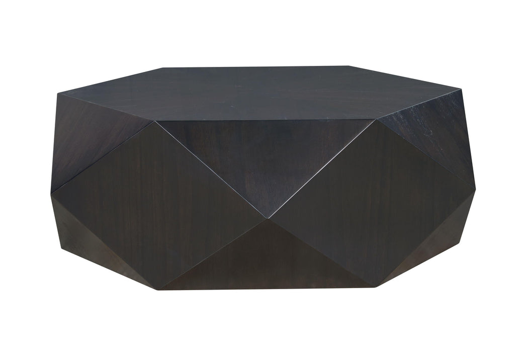 Hexagon Block Coffee Table - Black