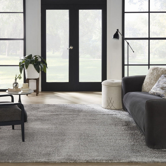 7' X 9' Transitional Shag Area Rug - Gray