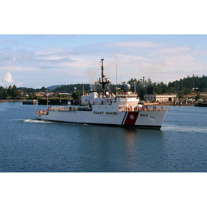 Hand Painted Model Boat (624506) - White