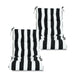 Giga 2-piece high back patio chair cushion set with tufted cushions for Adirondack and rocking chairs, back and seat padding.