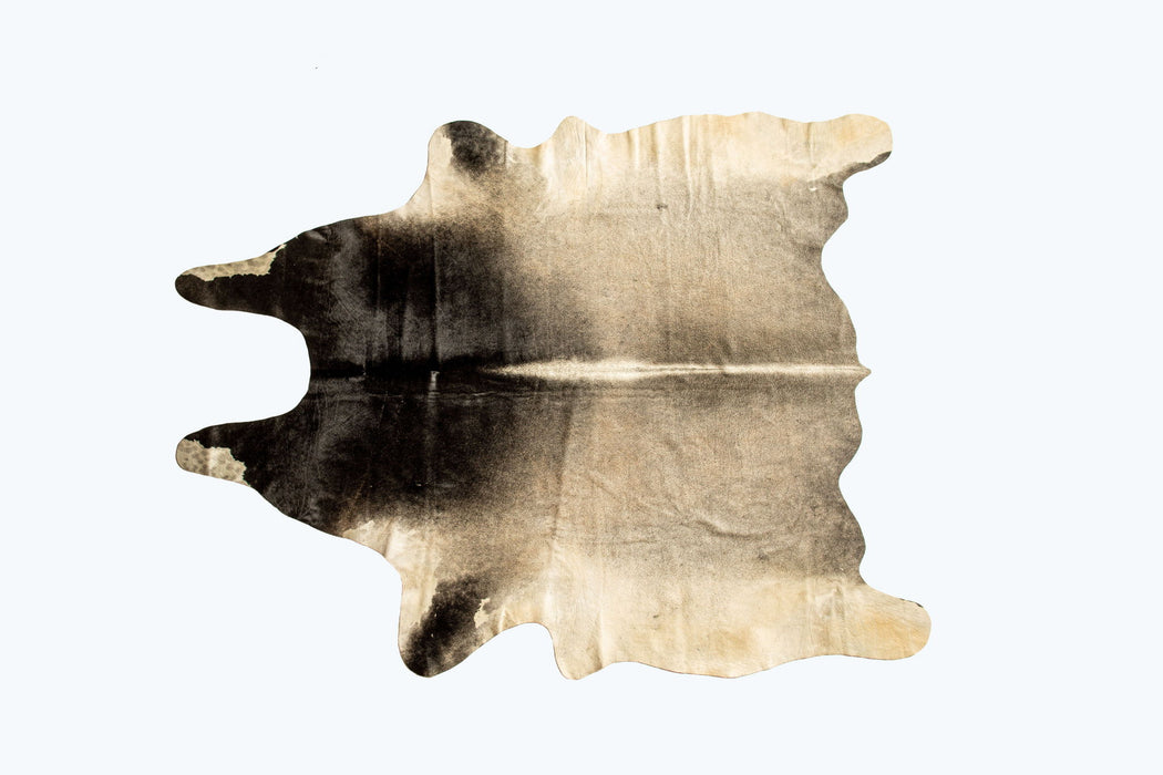 5' x 7' Normande Cowhide Ombre Cowhide Handmade Area Rug - Gray