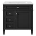 Giga bathroom vanity with top sink, storage cabinet, two drawers, and tip-out drawer, showcasing modern bathroom furniture design.