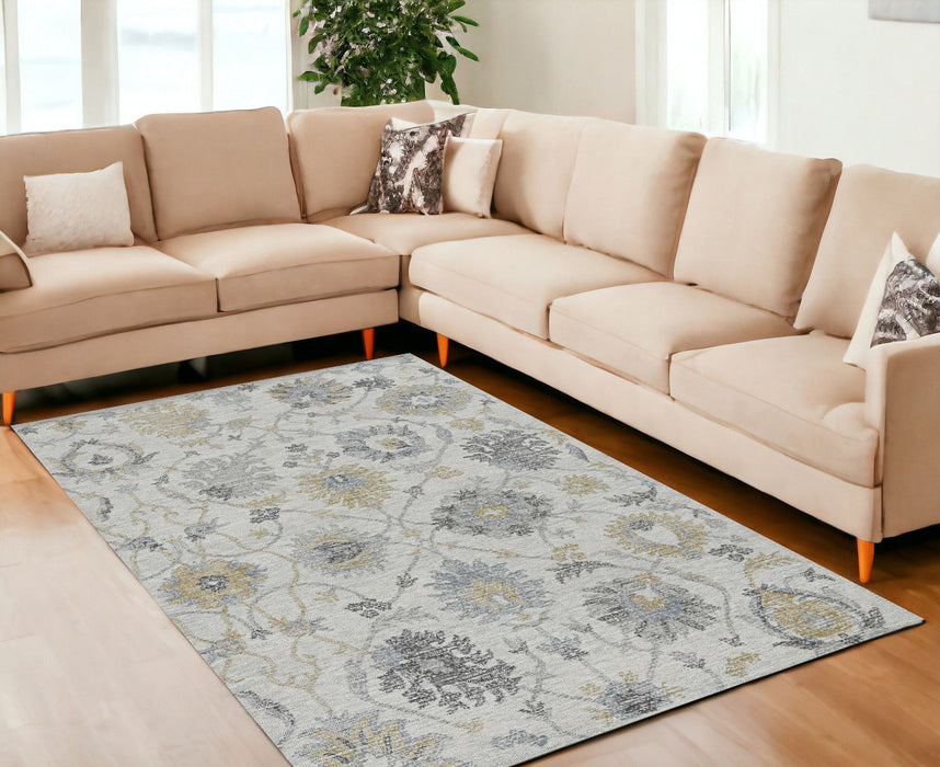 108" x 156" Wool Rug - Ivory
