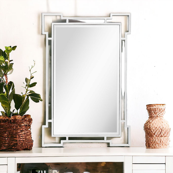 42" Accent Mirror - Silver