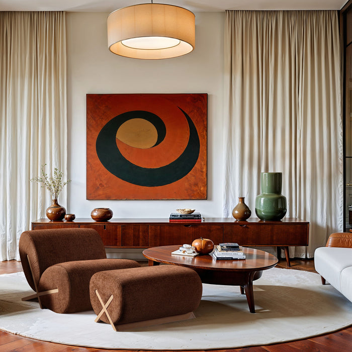 Akira - Fabric Ottoman