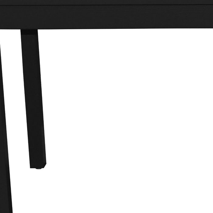 48" Solid Wood Dining Table - Black