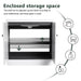 Giga contemporary freestanding bathroom vanity with resin sink and soft-close cabinet doors, modern and stylish bathroom furniture