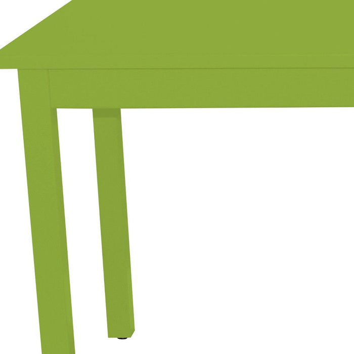 60" Solid Wood Dining Table - Chartreuse
