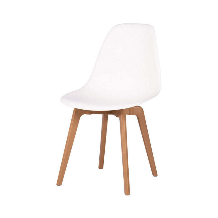Heavy Duty Plastic Dining Side Chairs (Set of 4) - White