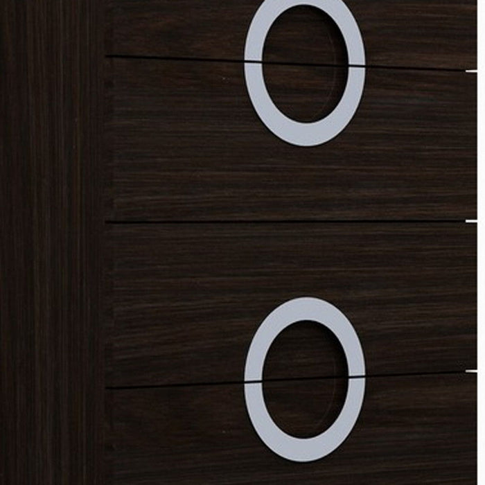 Refined Wenge High Gloss Chest - Brown