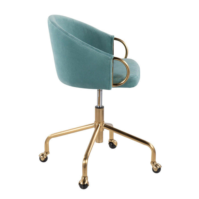 Claire - Task Chair - Gold Base