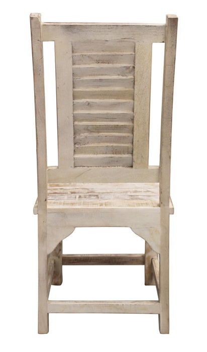 Wood Slat Back Dining Side Chairs (Set of 2) - Light Brown