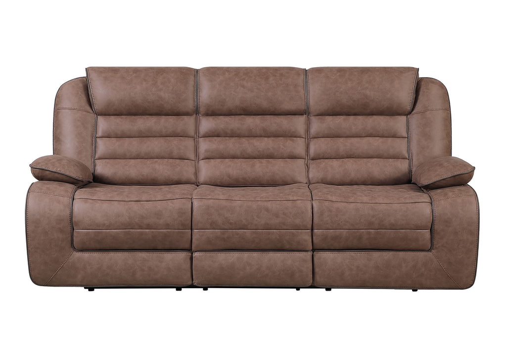 U2250 - Reclining Sofa / Console Reclining Loveseat / Glider Recliner - Brown