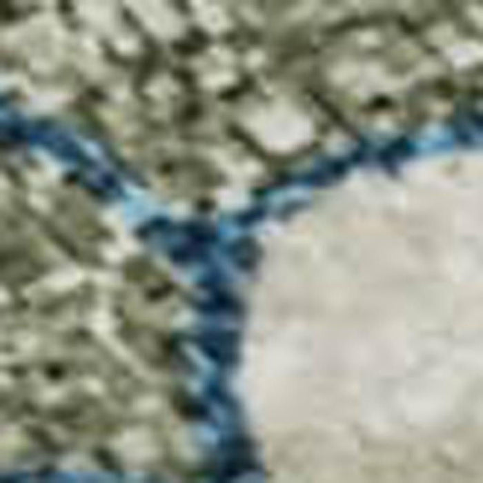 10' X 14' Floral Washable Area Rug With UV Protection (678988) - Linen / Pink / Blue