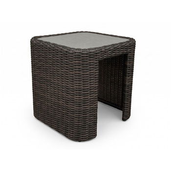 Mission Beach rectangular coffee table by Signature Design by Ashley in dark wood finish