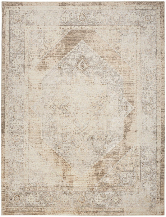 8' X 10' Geometric Area Rug (550306) - Beige