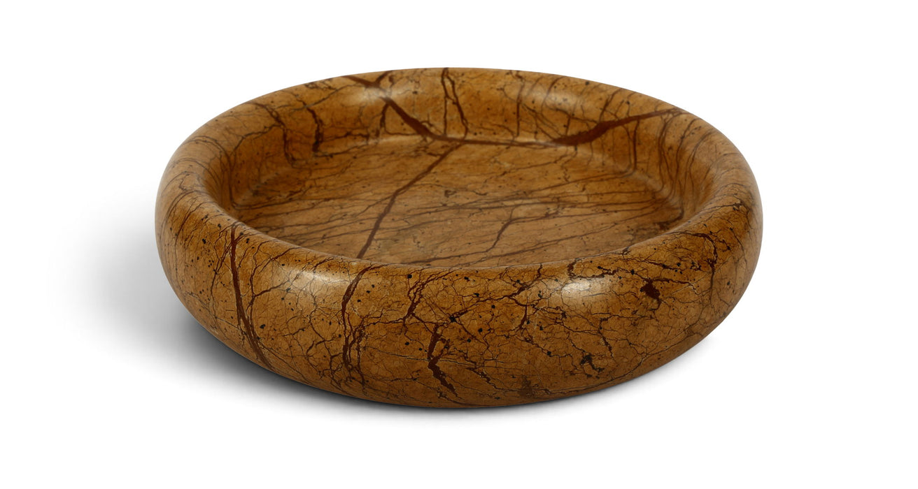 Elegant marble tray by Meridian Furniture, featuring a smooth, polished surface and sleek design for decorative or functional use.