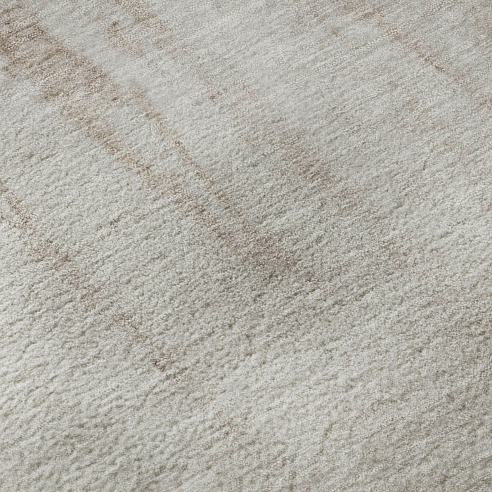 10' X 14' Abstract Washable Area Rug With UV Protection (701539) - Taupe / Beige