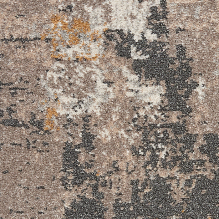 8' X 10' Abstract Area Rug - Cream