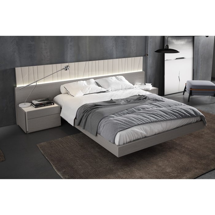 J & M Furniture Porto Premium Bedroom Sets in Grey
