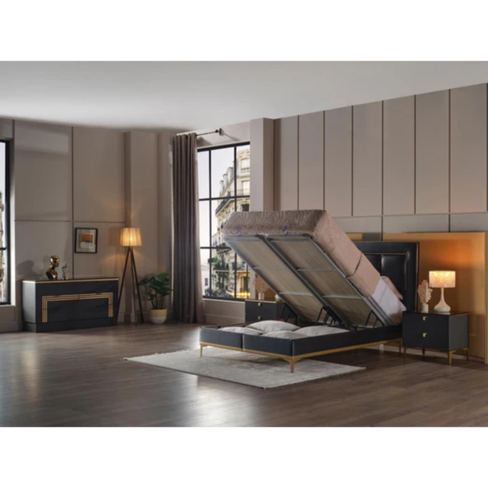 Bellona Carlino Headboard - Carlino Gray