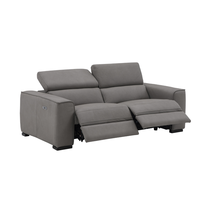 J & M Furniture Picasso Love Seat In Truffle (no console)