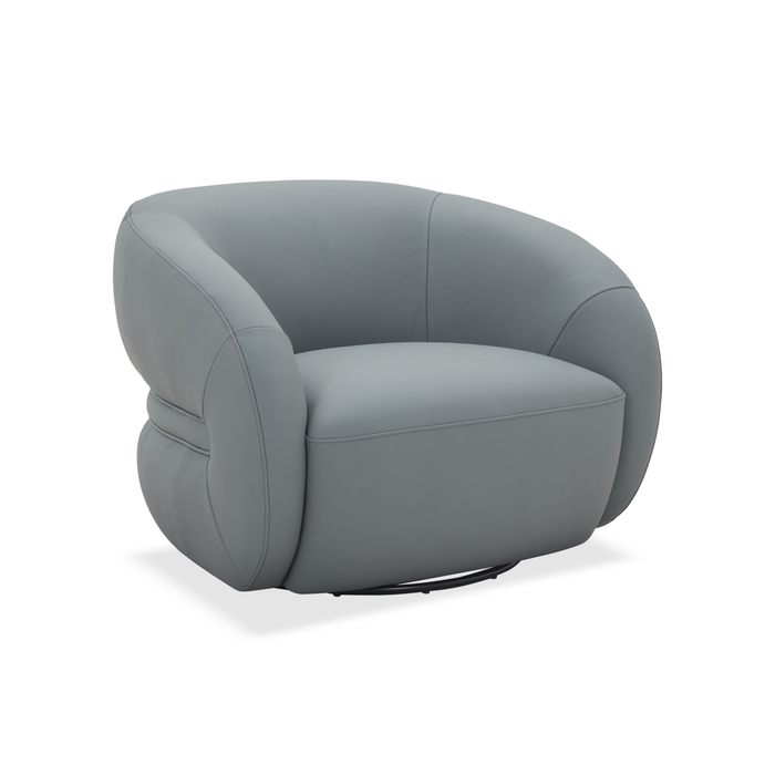 J & M Furniture Orbit Swivel Chair in Blue