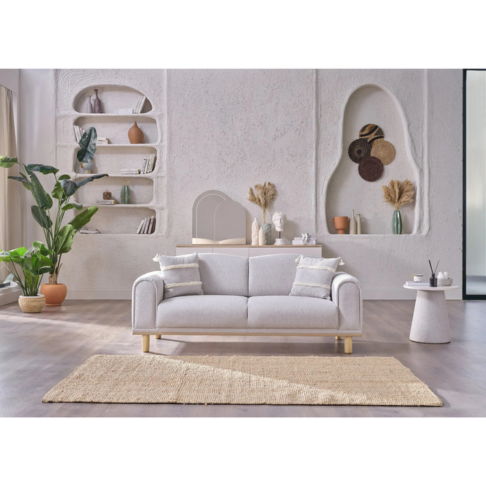 Bellona Boheems Living Room Set - Cream