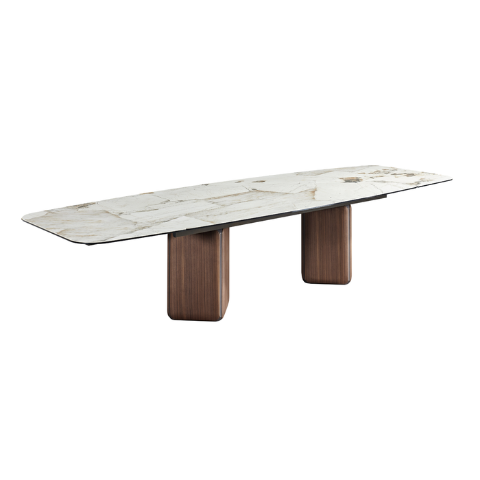 J & M Furniture RH Breccia Extension Dining Table