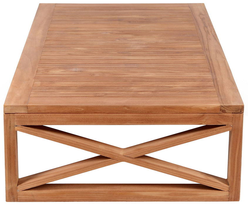 Anguilla - Teak Outdoor Coffee Table - Natural