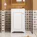 Giga bathroom vanity with sink, freestanding single cabinet, soft-close door and adjustable shelf, modern bathroom storage unit
