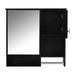 Modern Giga wall-mounted bathroom medicine cabinet with mirror, wall storage cabinet for bathroom organization and space-saving design