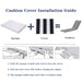 Giga outdoor lounge chair cushion set with back and seat cushions for patio furniture chaise lounge seating.