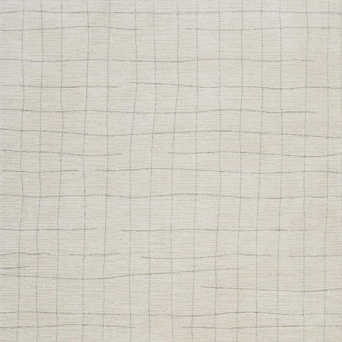 8' X 10' Abstract Polypropylene Material Area Rug - Gray And Ivory