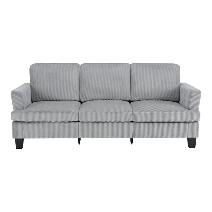 Corduroy Sofa - Gray